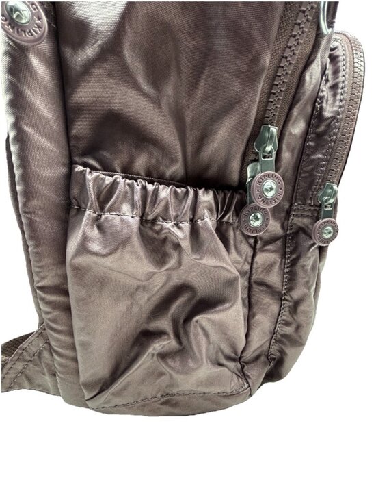 Kipling Backpack Bag  Metallic Rose Gold Pink School Travel Vacation Carry On main image 5